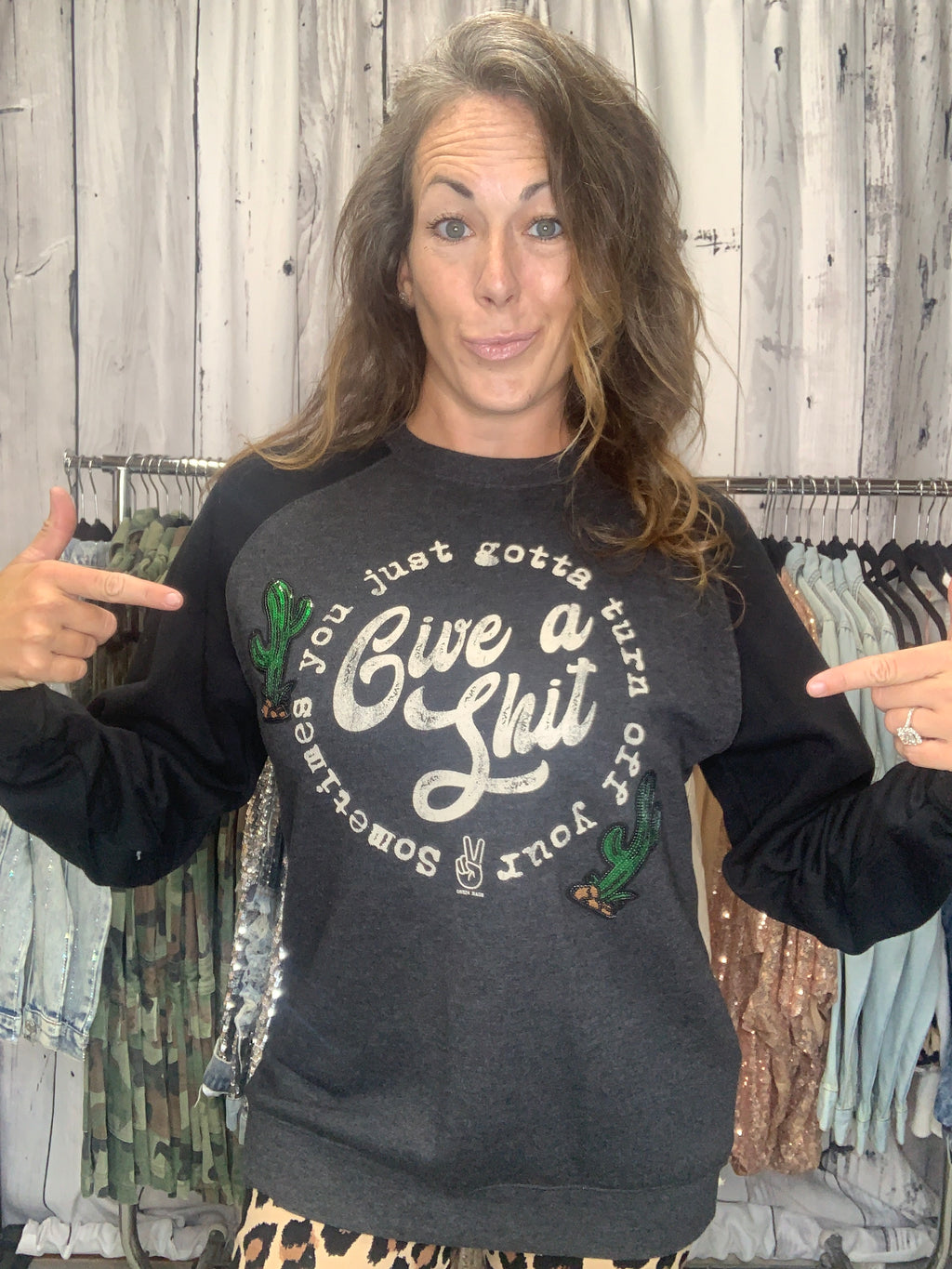Turn Off Your Give a Sh*t Sweatshirt