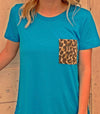 Leopard Pocket Top